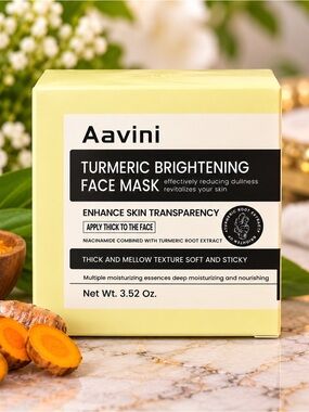 Turmeric Brightening Face Mask — Yellow